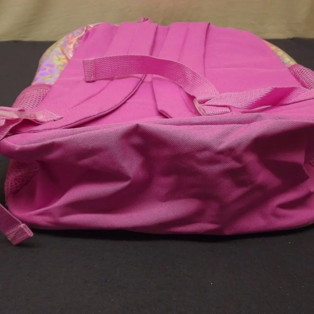 Wonder Nation Backpack Pink Glitter Rainbow Kids